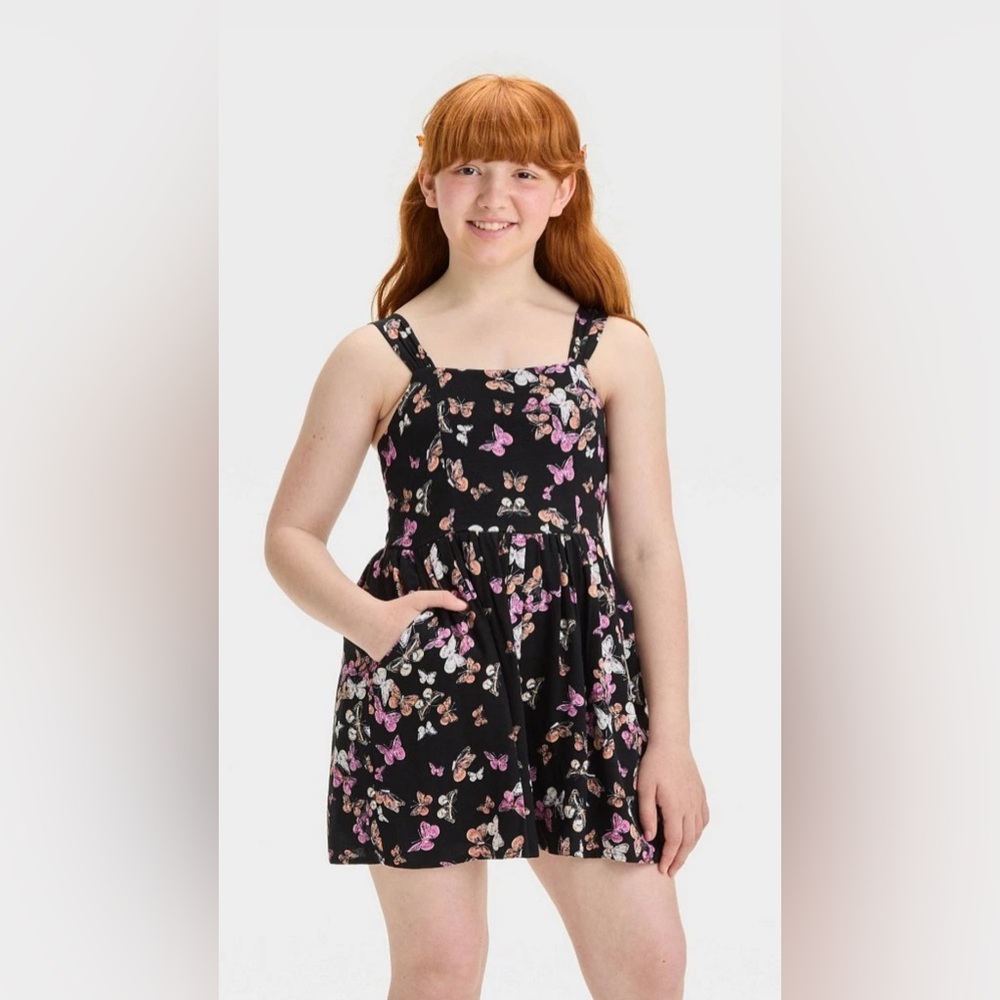 Butterfly Romper w/Pockets